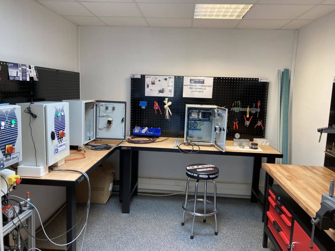 Maintenance connectée hydraulique predictive