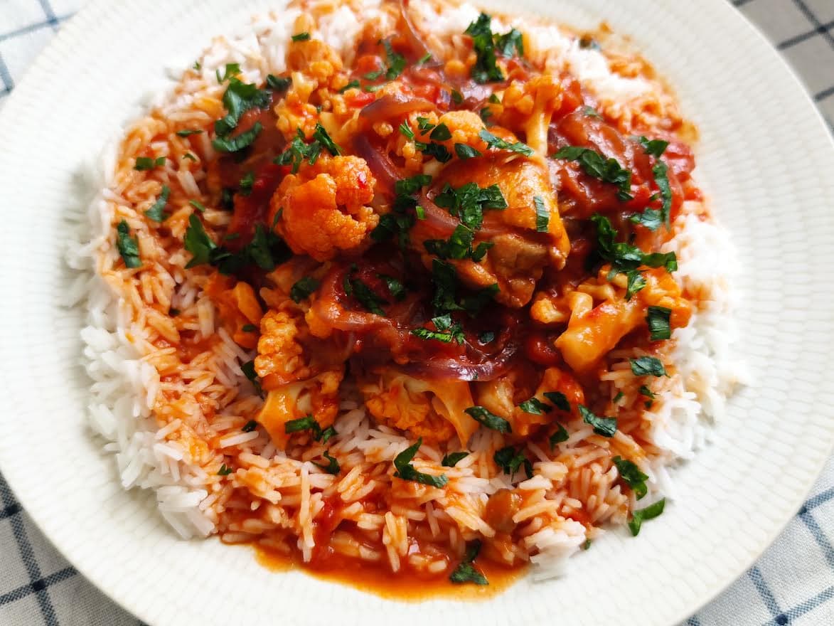 photo de Curry de poulet au chou-fleur