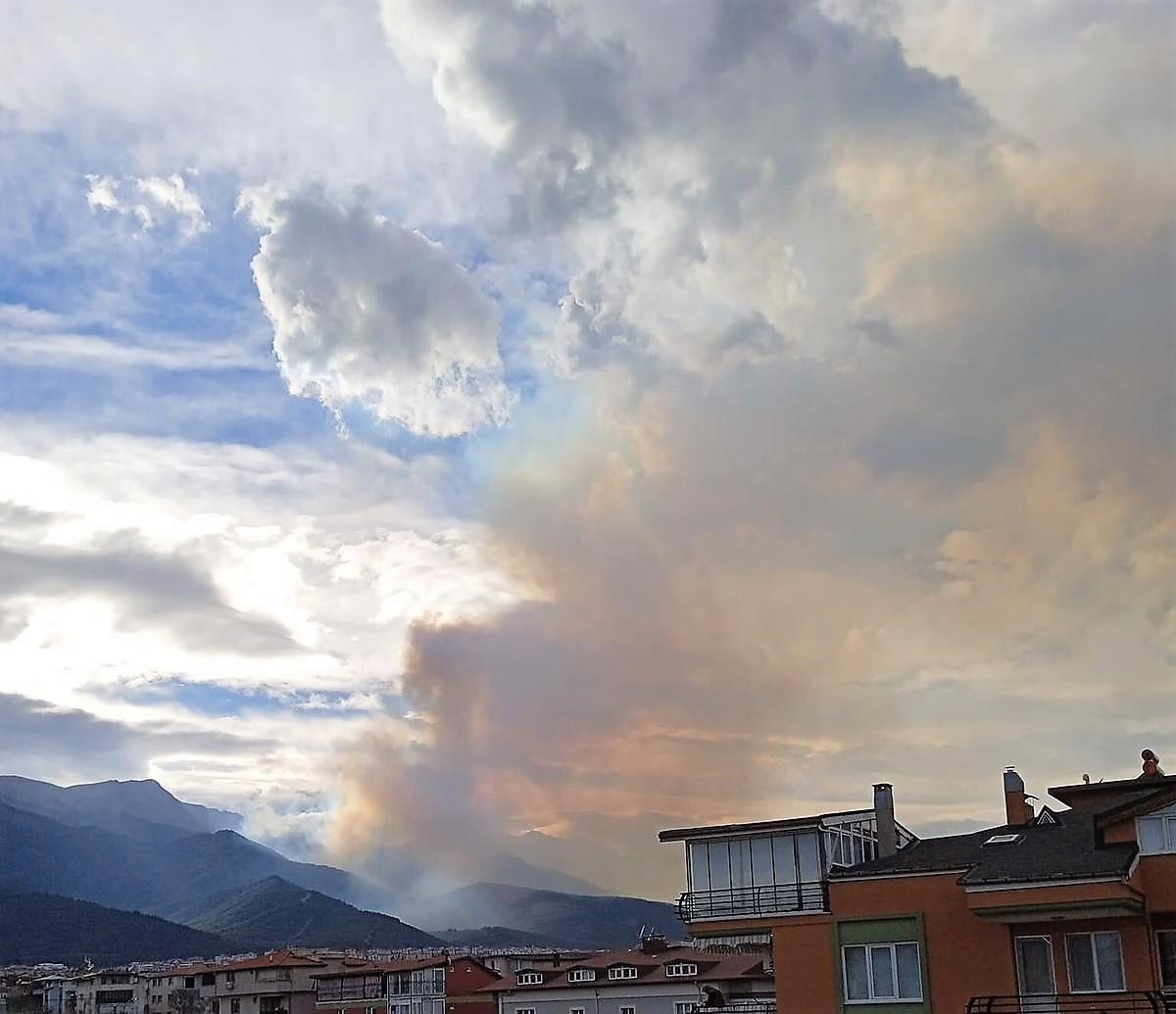 Denizli’deki orman yangınına güçlükle müdahale ediliyor
