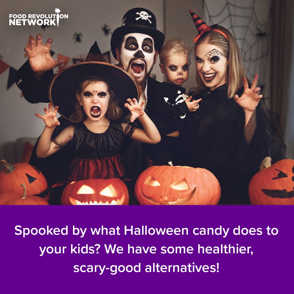 Spooked by what Halloween candy does to your kids? We have some healthier, scary-good alternatives!