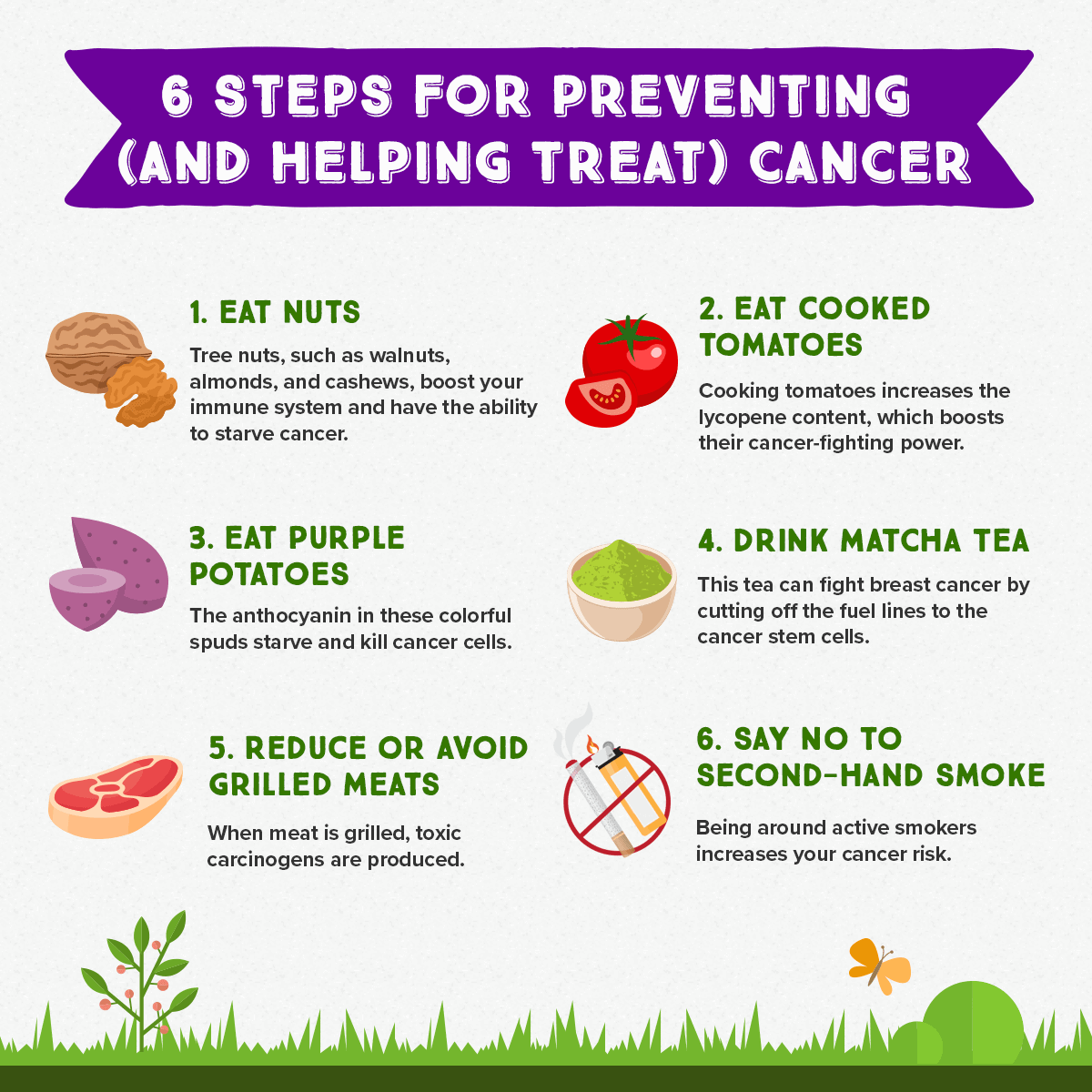 6 Steps for Preventing and Helping Treat Cancer