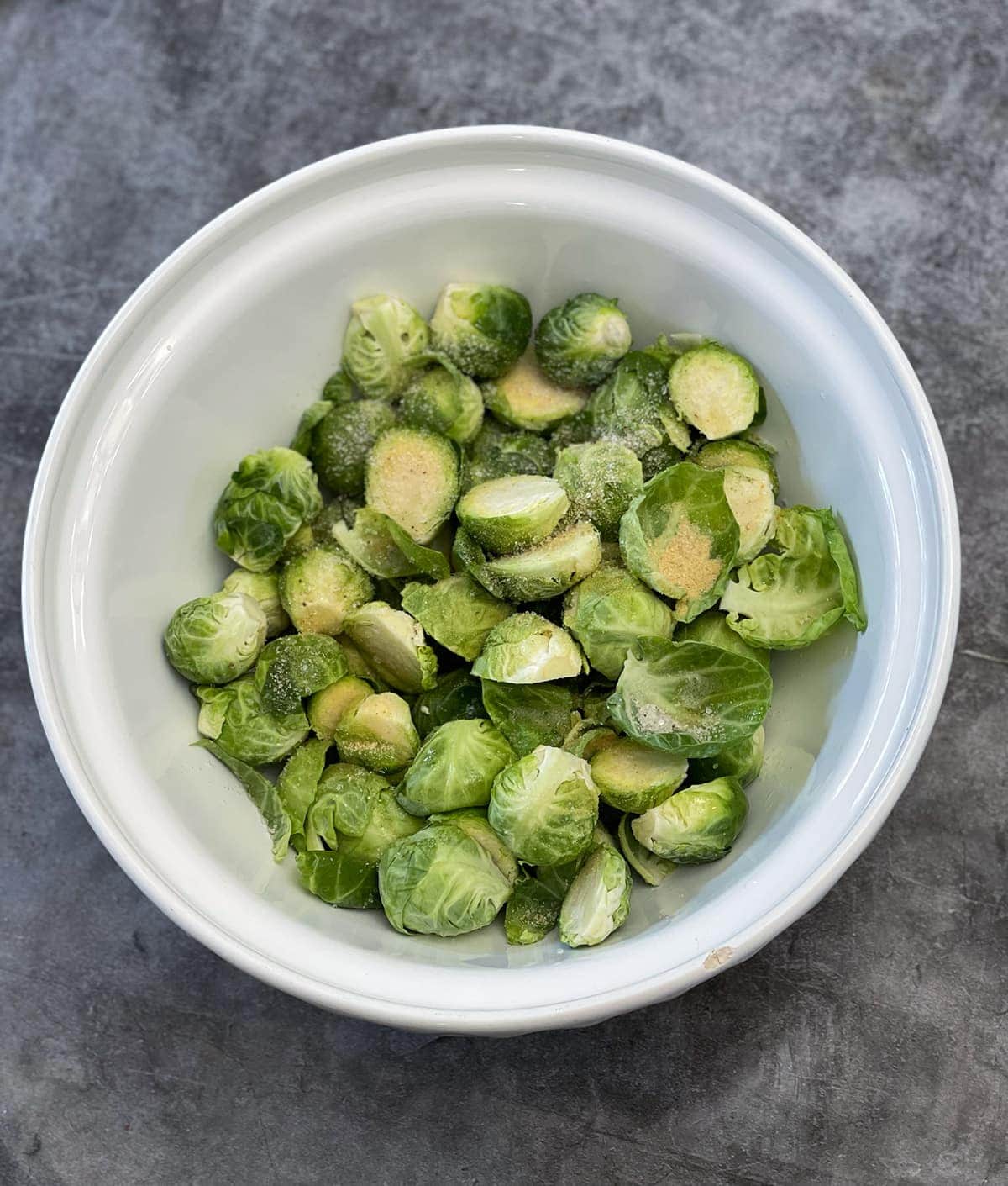 Seasoned Brussel's sprouts