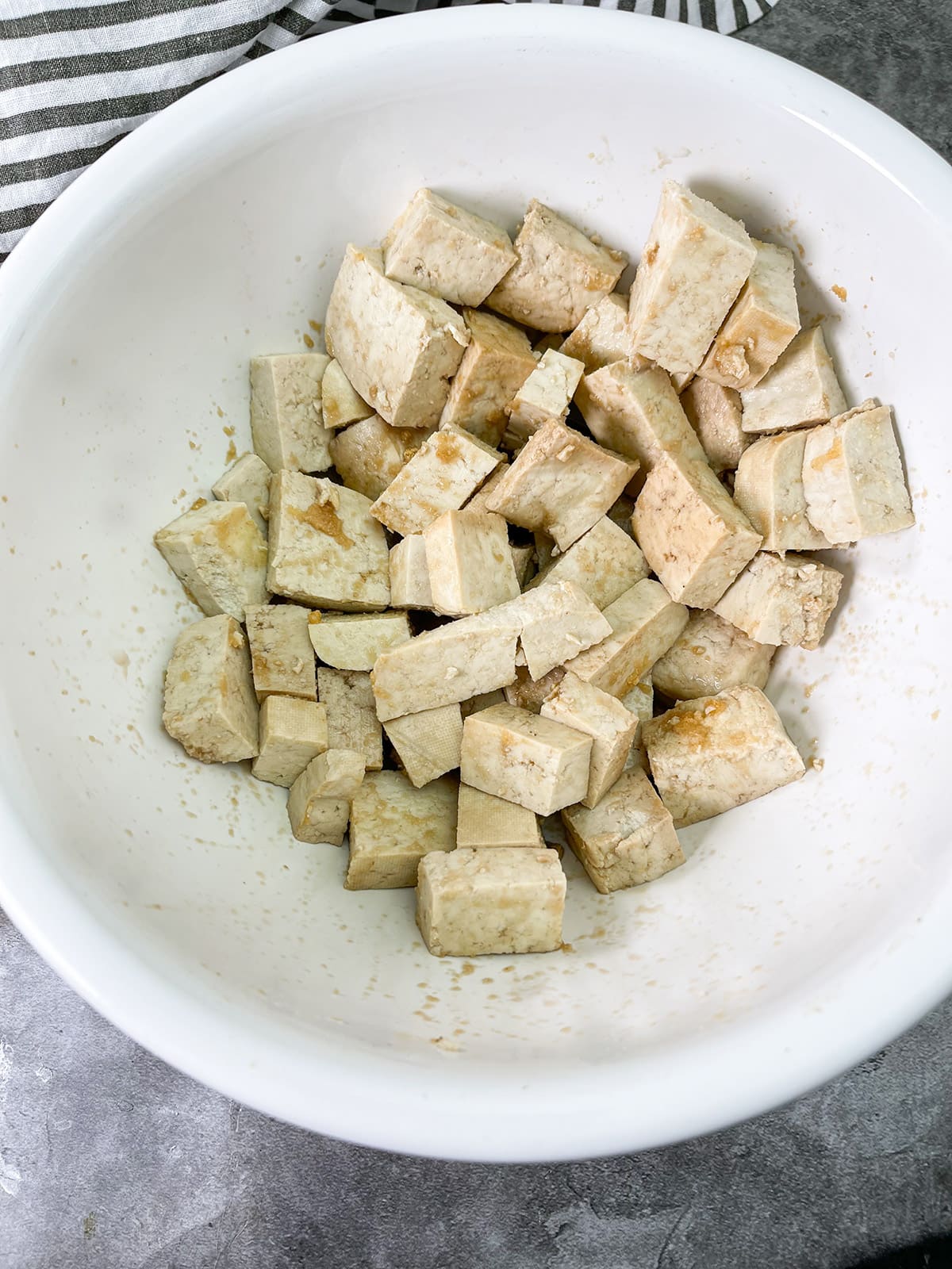 marinated tofu