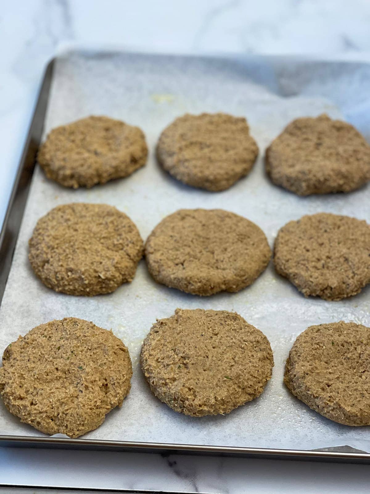 chickpea burger patties