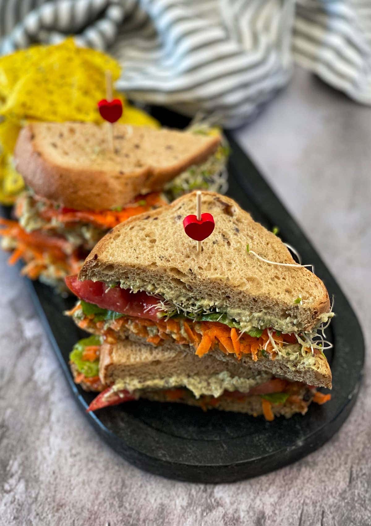 vegan tuna sandwiches