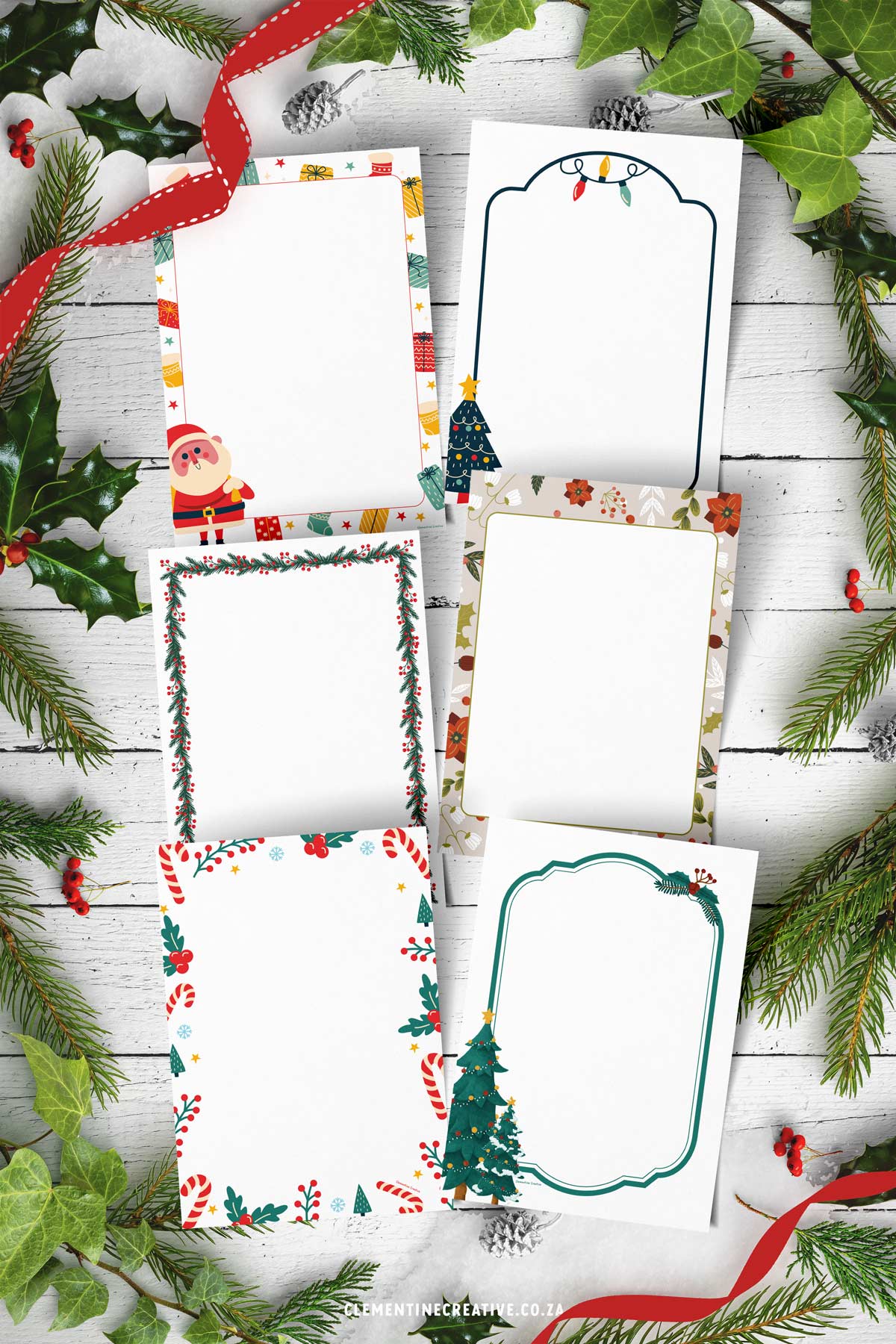 7 Cute Christmas Border Papers (Free Printable Templates) - Clementine Creative 7-cute-christmas-border-papers-free-printable-templates-clementine-creative