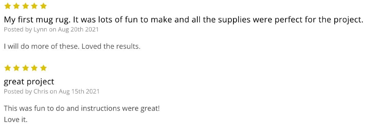 Free Mug Rug Pattern Testimonial Free Mug Rug Pattern Testimonial