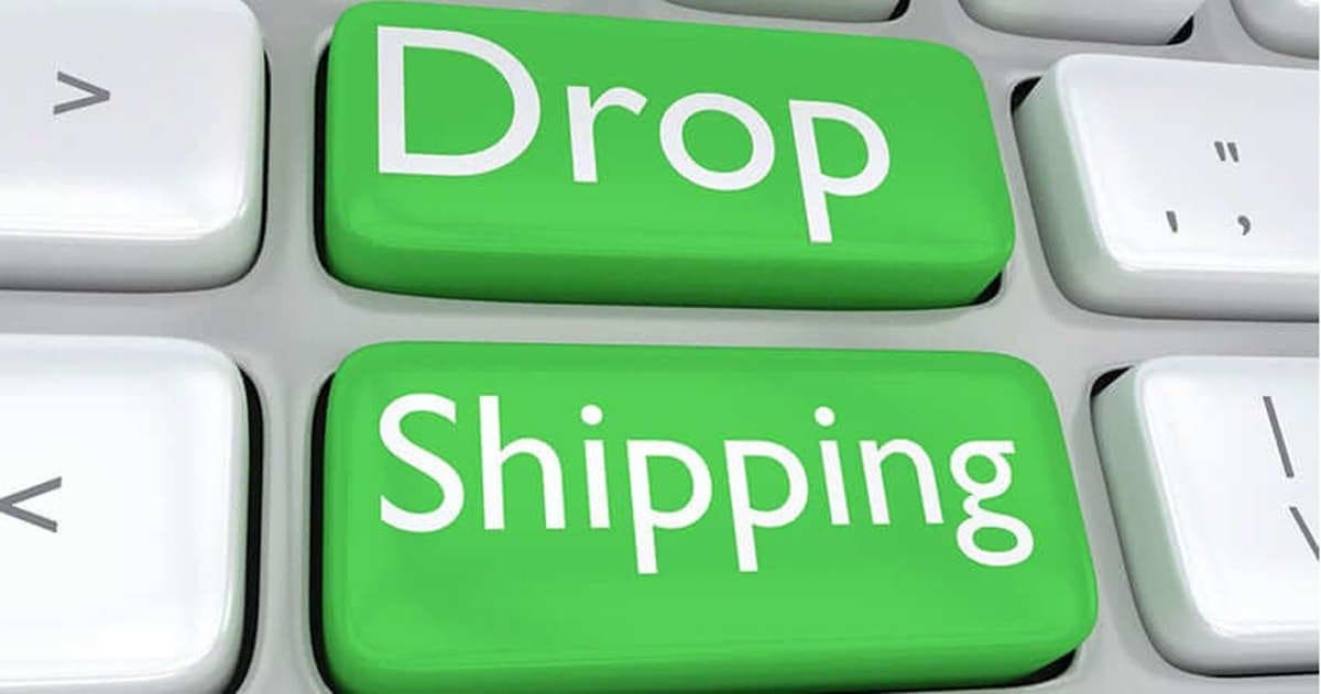 Diagram of an AliExpress listing-to-customer dropshipping order flow