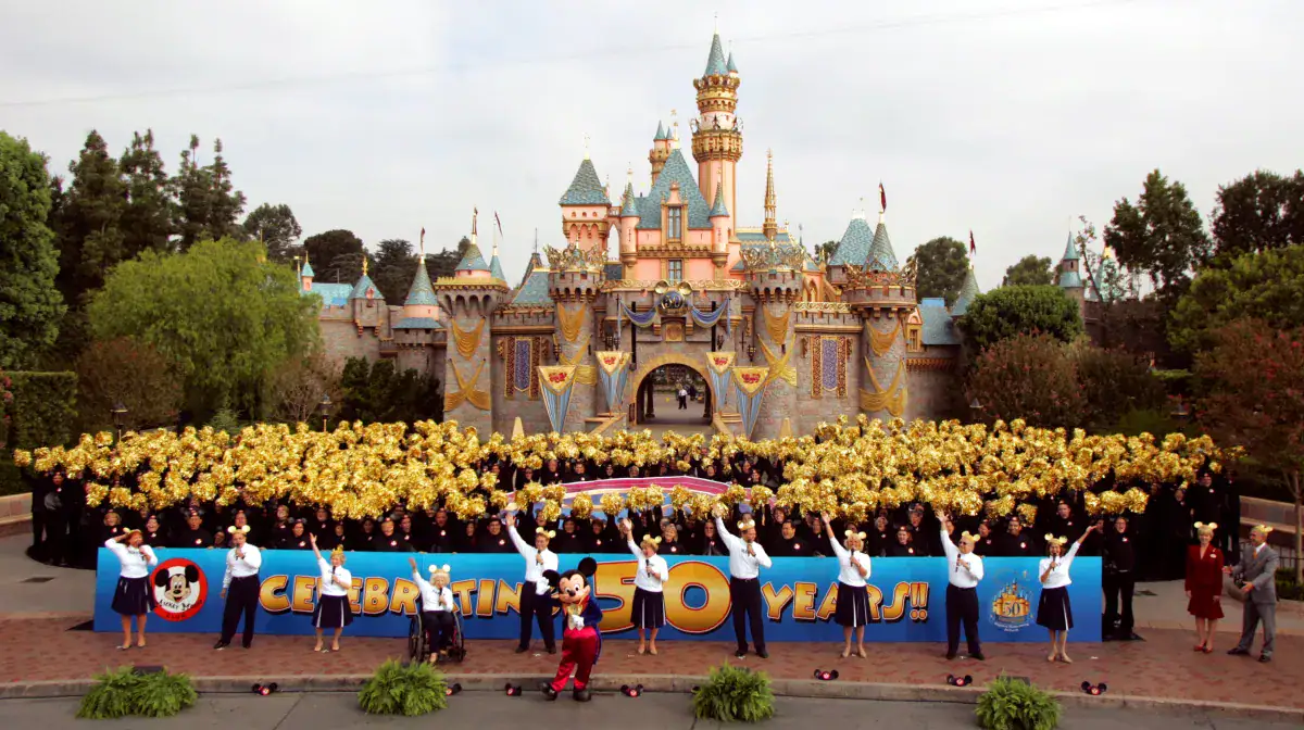 Ten of the original Mouseketeers were part of Disneyland’s 50th anniversary celebration in 2005. Some Mickey Mouse Club members will be at the Destination D event this weekend.