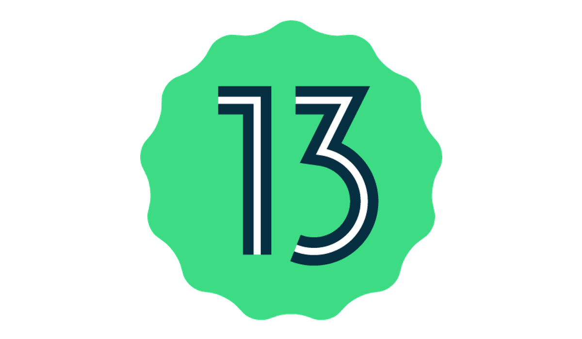 Google Android 13Beta1の展開を開始 Android13のロゴ