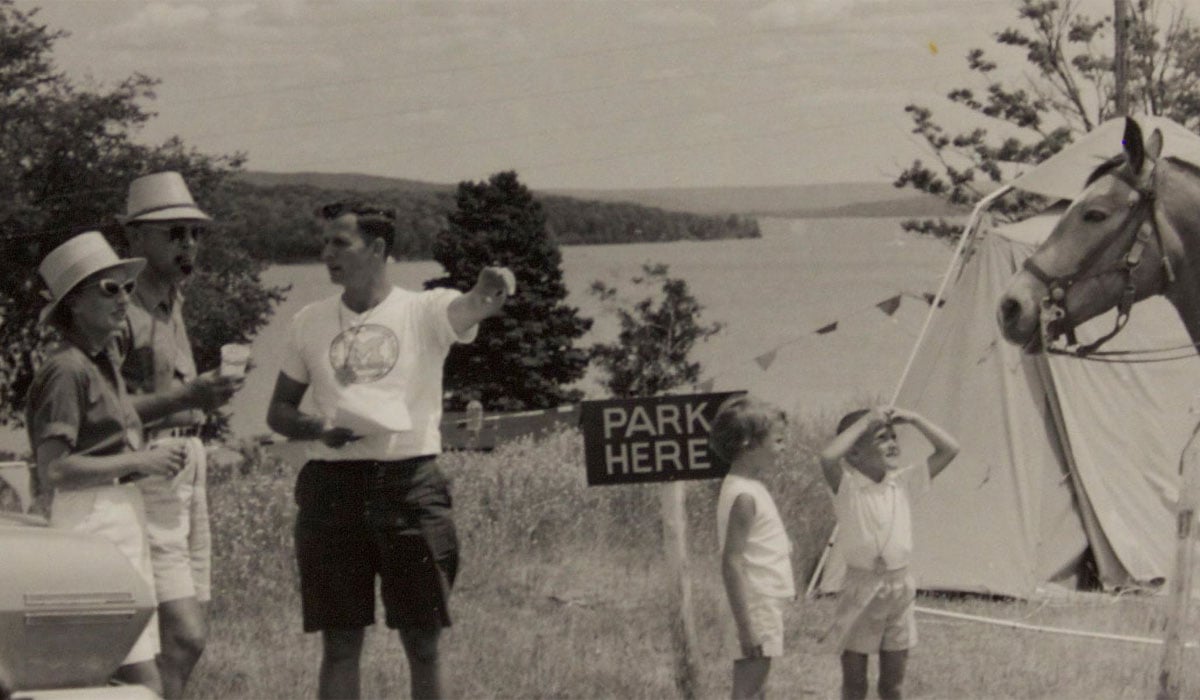 Historic photo of Camp Michigania