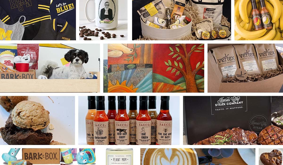 Collage of Gifts For Christmas