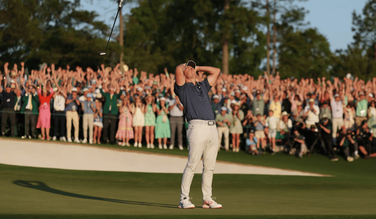 Rory McIlroy at the Masters
