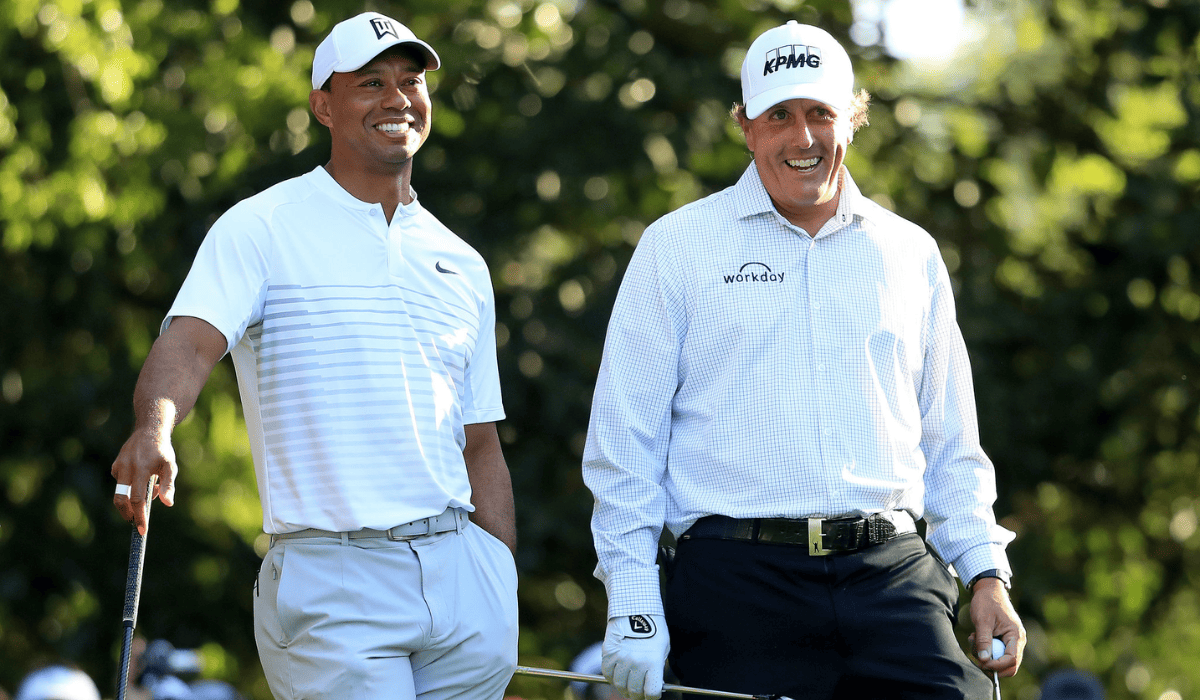 Tiger Woods and Phil Mickelson