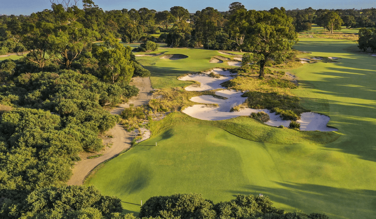 15th hole at Kingston Heath Golf Course