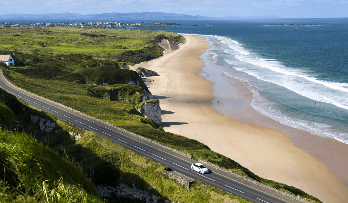 The Causeway Coastal Route in Northern Ireland
