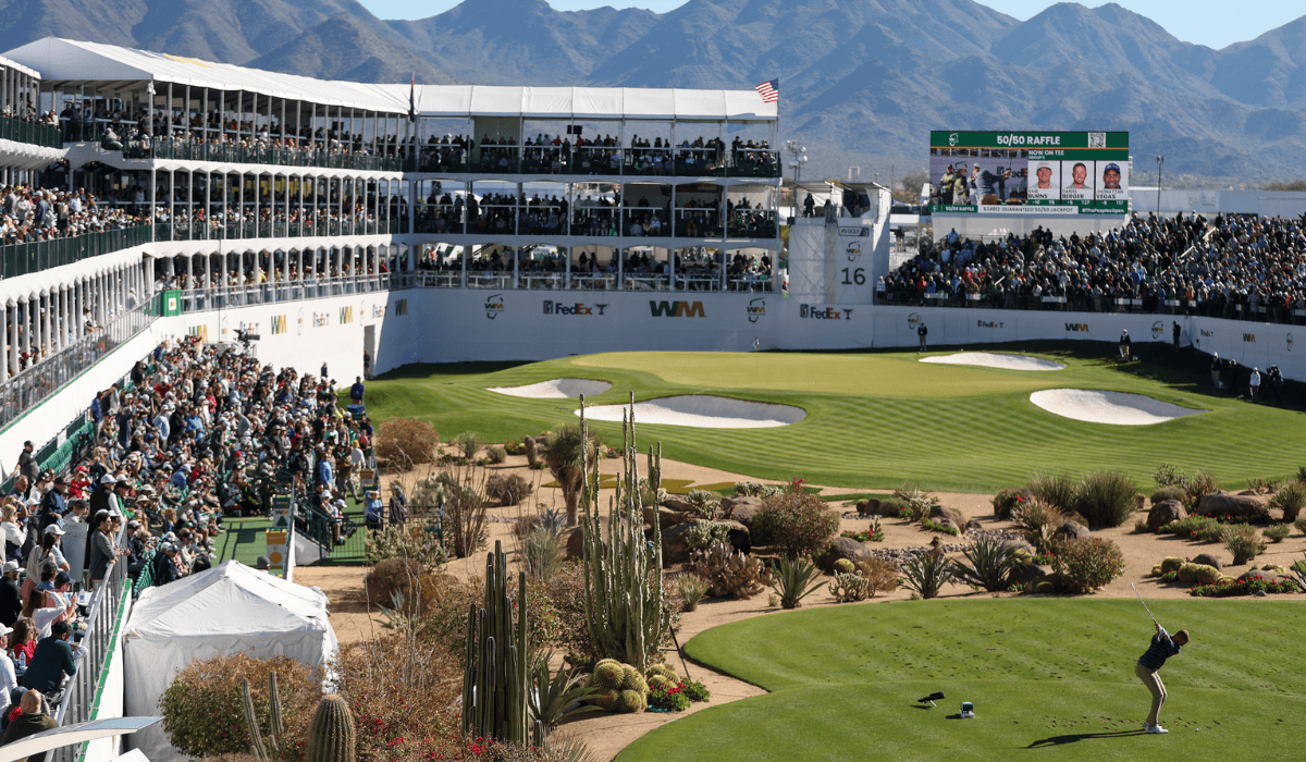 TPC Scottsdale's 16th hole WM Phoenix