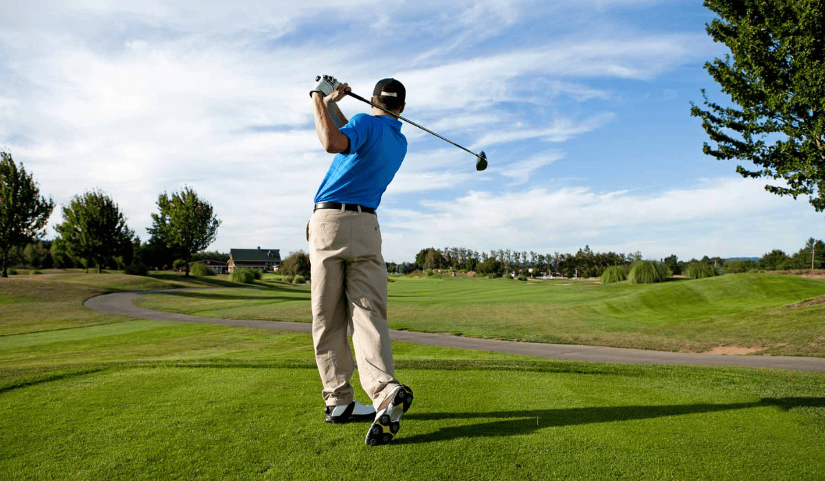 Golfer Playing Golf