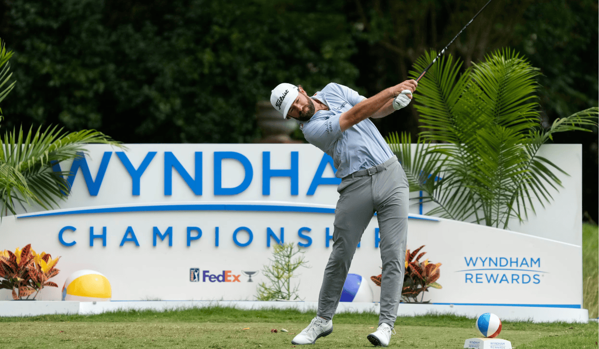 Cameron Young at Wyndham Championship
