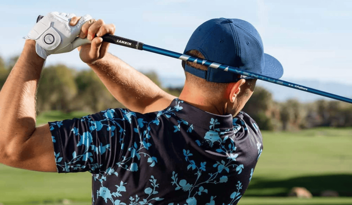 Golfer with Driver Shaft