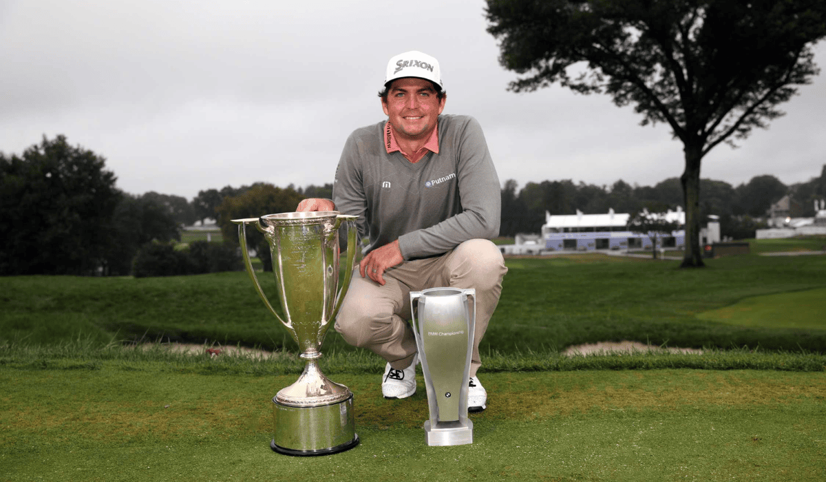 Keegan Bradley at the 2018 BMW Championship