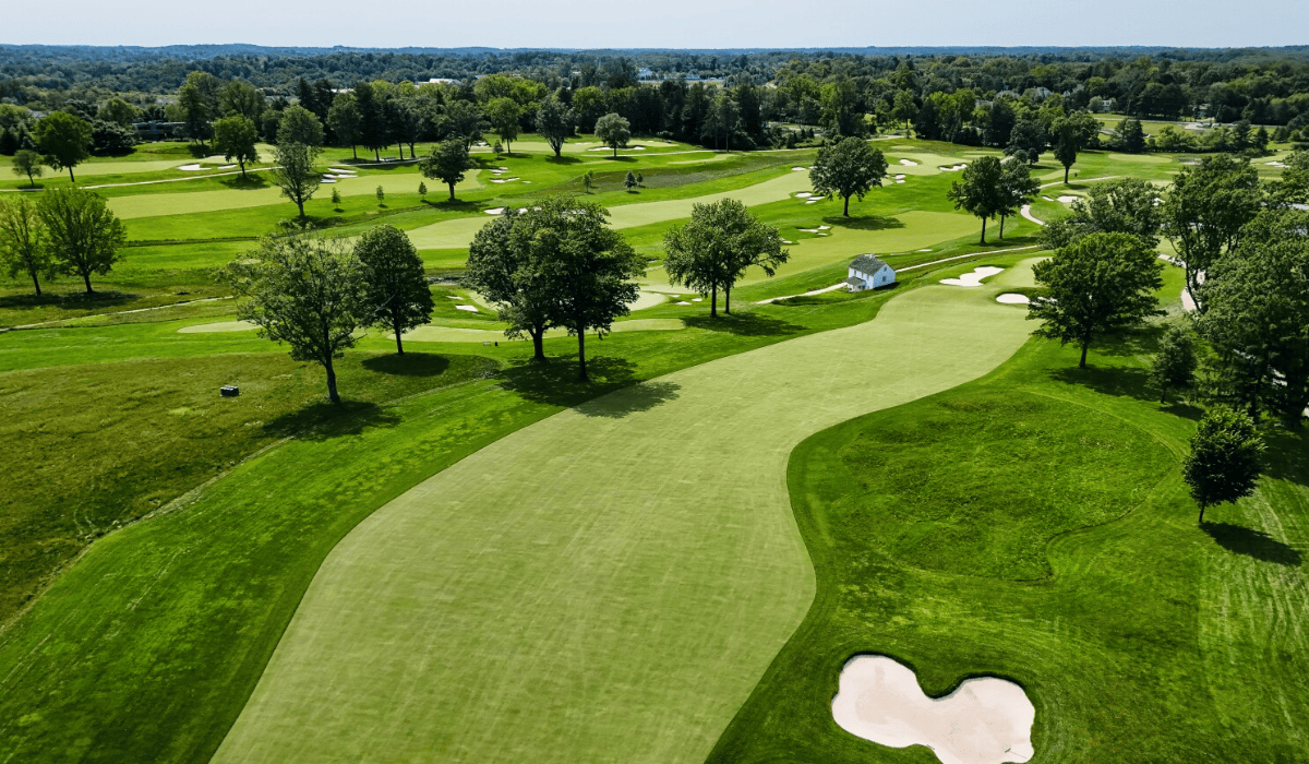 16-th Hole of Aronimink Golf Course