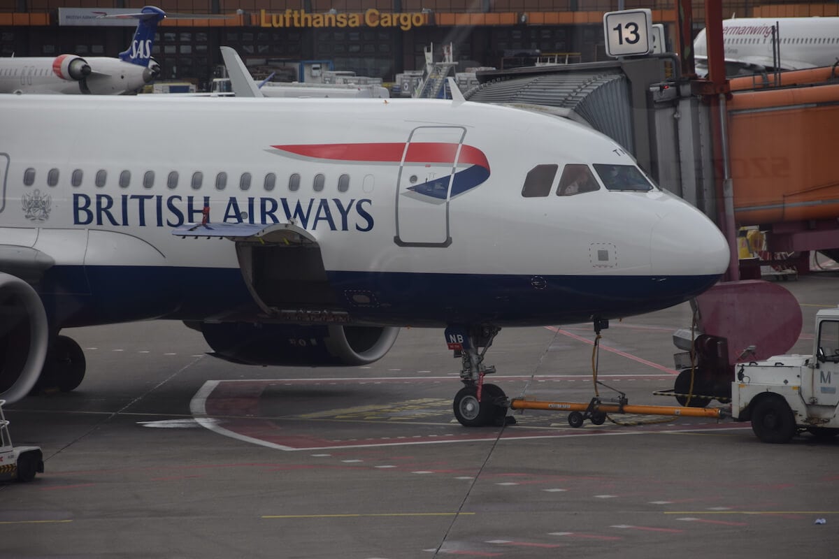 Flygradar: Flygplan på marken syns också på radarn. Här ett flygplan från British Airways. 