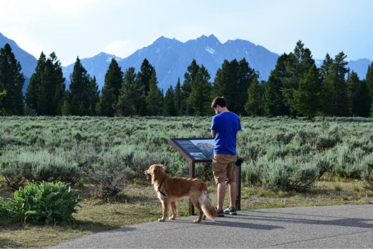 Taking in the sights at Grand Teton National Park