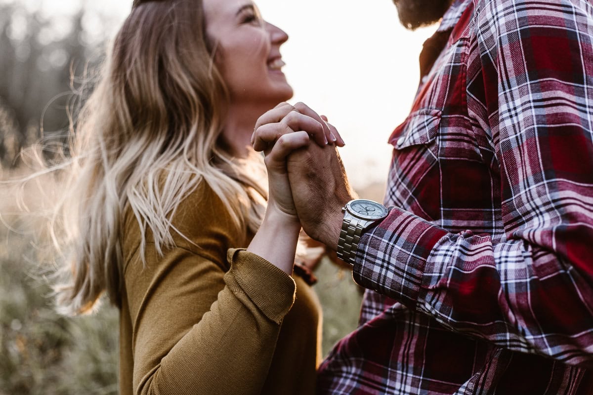 Girl giving significant other her full undivided attention