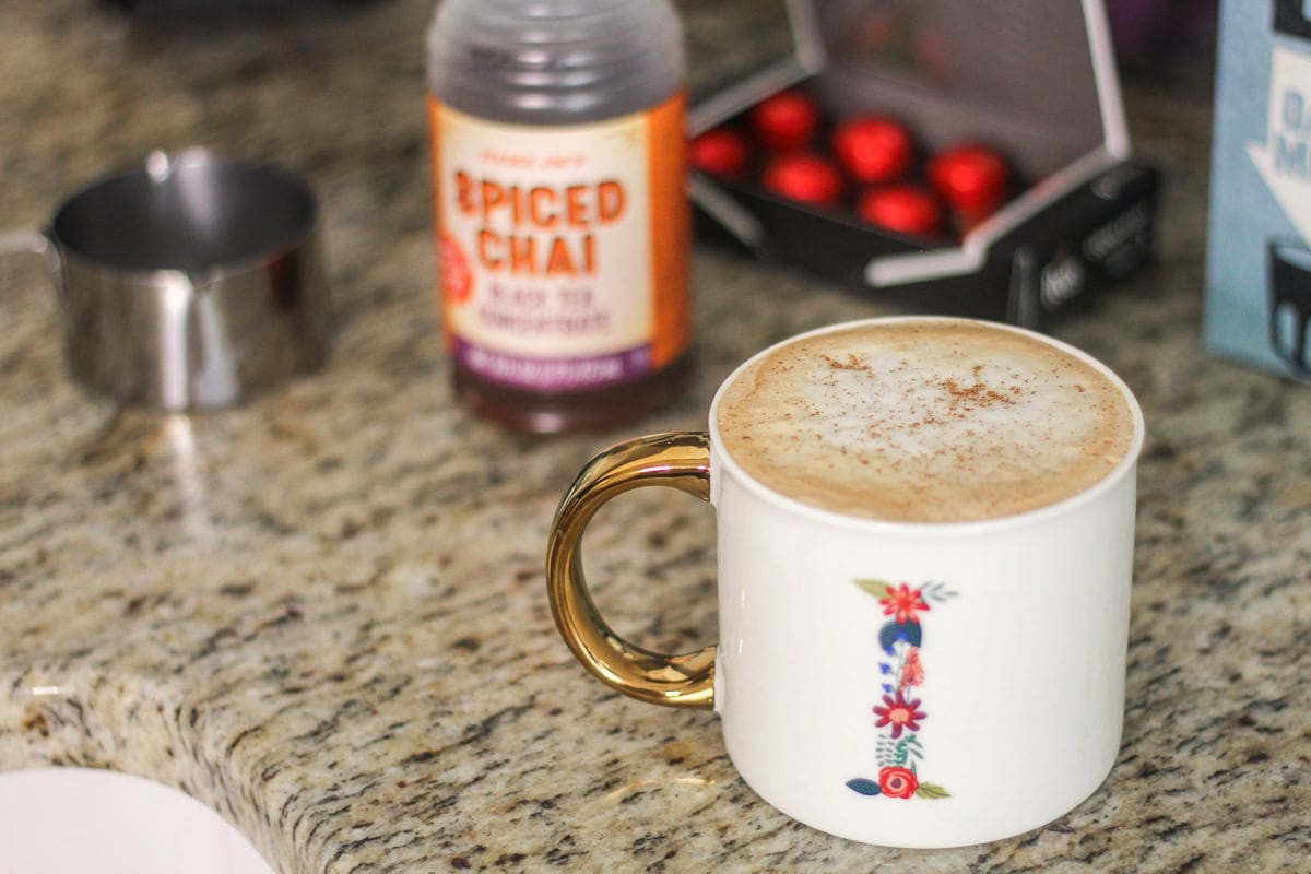 dirty chai latte