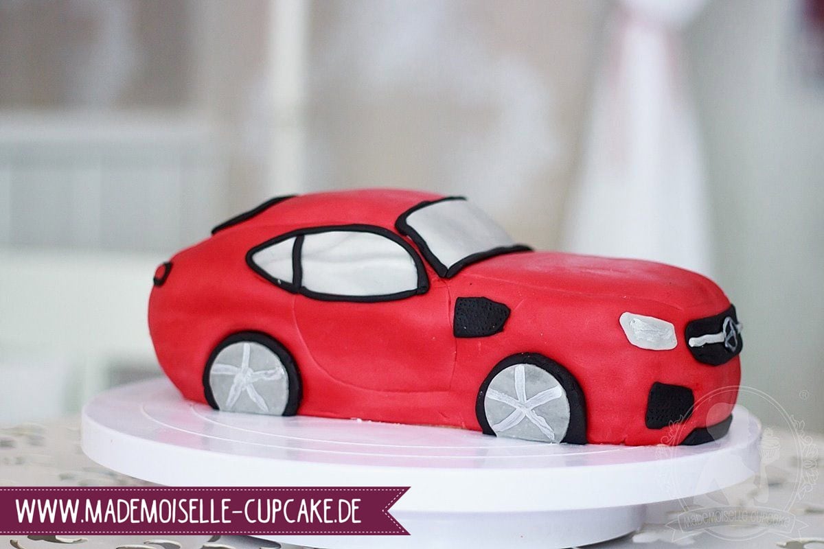 Mercedes AMG GT Auto Autotorte Torte Cake Kuchen Motivtorte Mademoiselle Cupcake