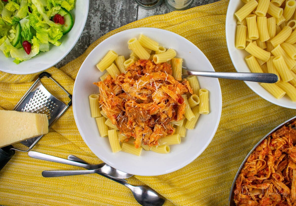 Leftover Roast Chicken Pasta - Easy Midweek Meals and More by Donna Dundas
