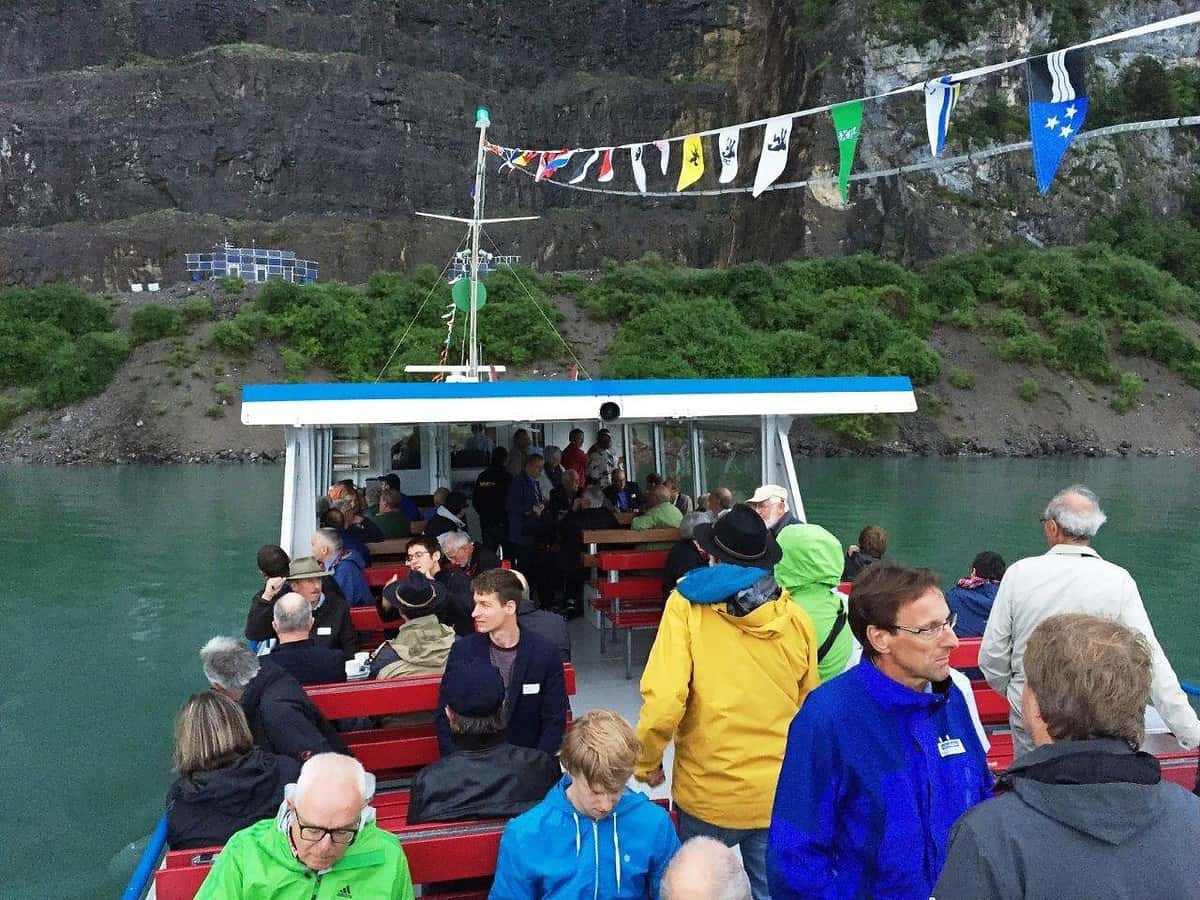Infos zum Solarstromprojekt am Walensee 2 PV-Anlage Felsenstrom: Auf dem Schiff