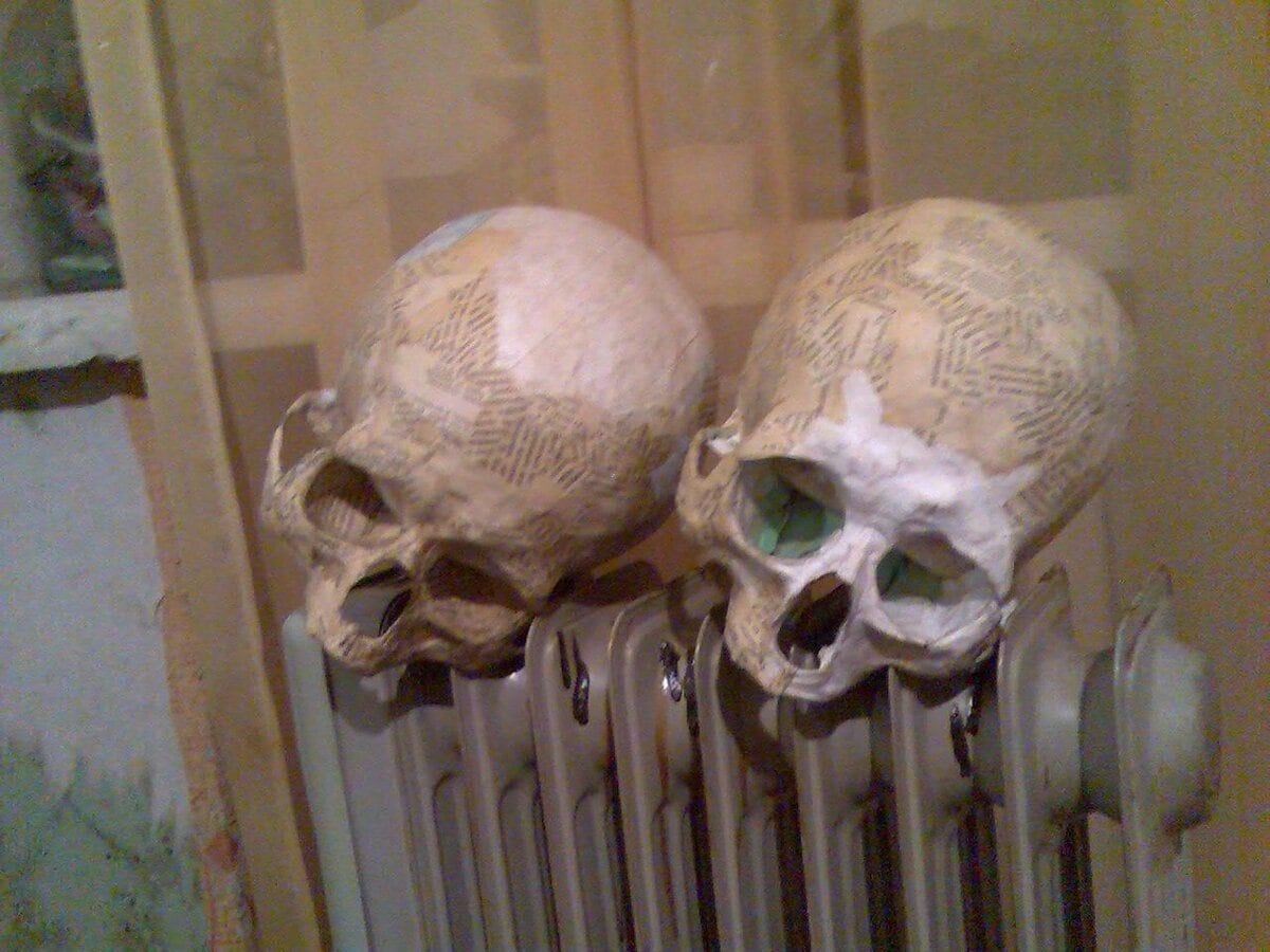 Как сделать череп своими руками