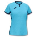 Koszulka sportowa damska Joma Toletum turkusowo granatowa 901045.013