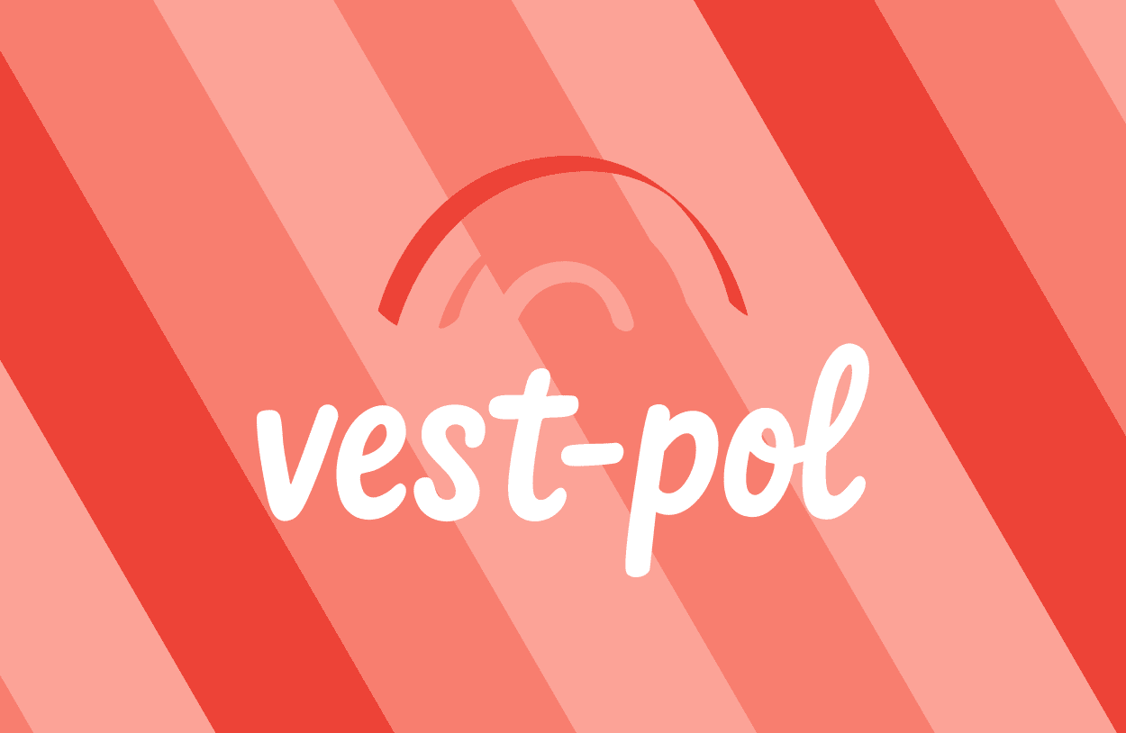 Projekt logo Vest-Pol – nowoczesne logo po redesignie
