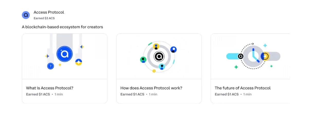 Coinbase learning rewards