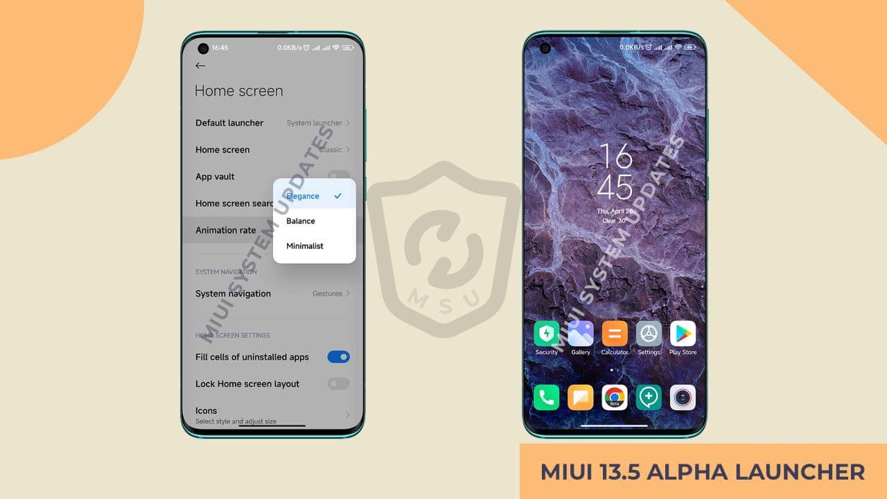 Xiaomiは最新のMIUIAlphaアップデートでアニメーションレートを導入しました アニメーションレート