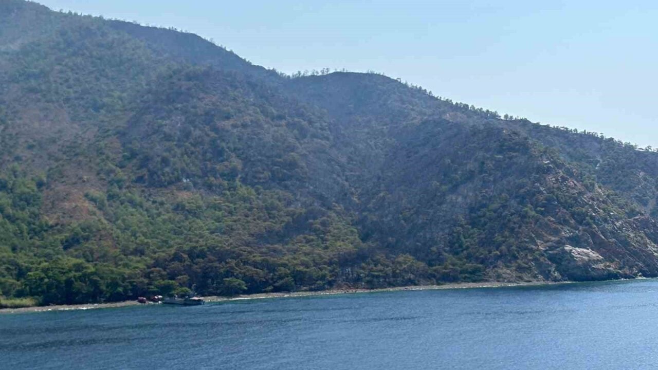 MUĞLA’NIN MARMARİS İLÇESİNDE ÇIKAN ORMAN YANGINI KONTROL ALTINA ALINDI.