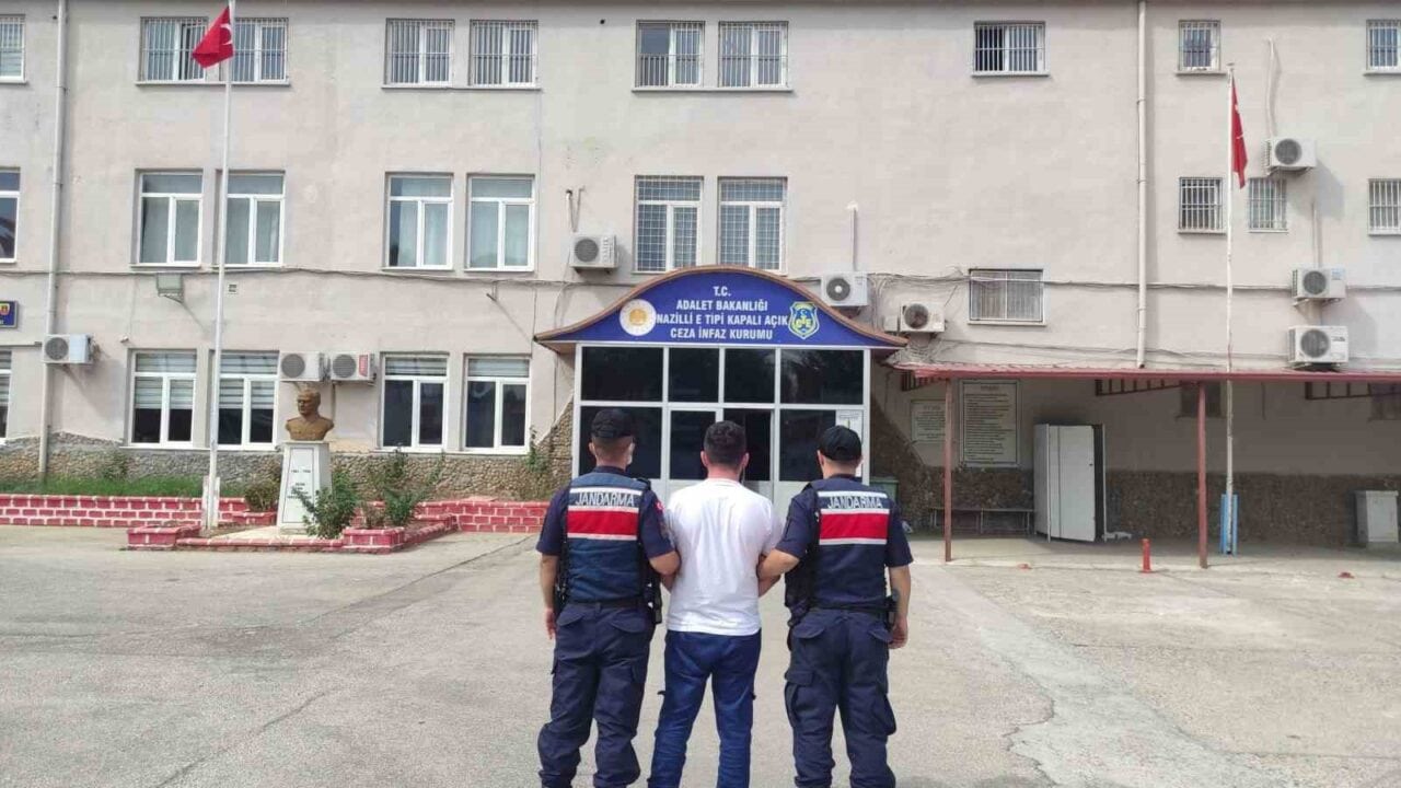 NAZİLLİ’DE 17 YIL HAPİS CEZASIYLA ARANAN HÜKÜMLÜ YAKALANDI