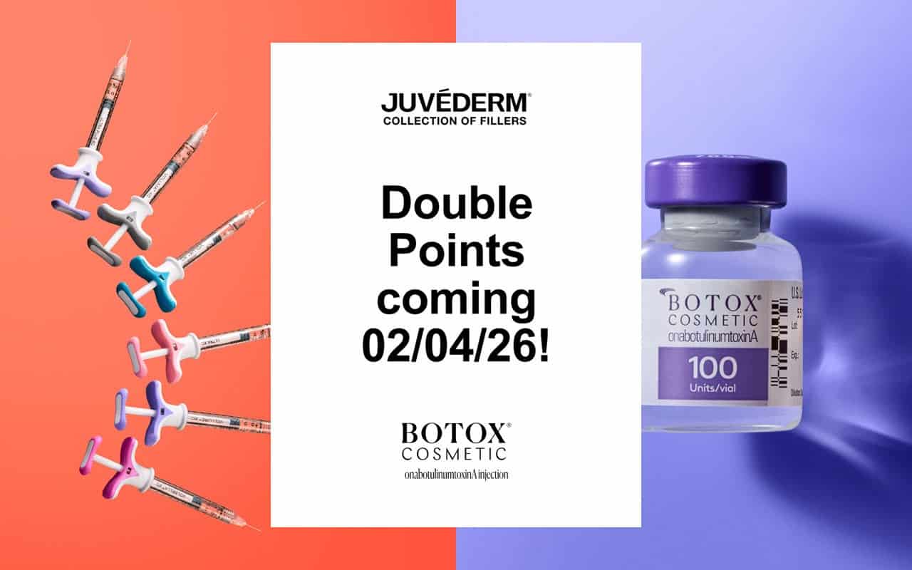 Juvederm Double Points Event – February 4, 2026 | Gemini Plastic Surgery Juvederm double points promotion at Gemini Plastic Surgery in Rancho Cucamonga, Inland Empire, valid February 4, 2026.