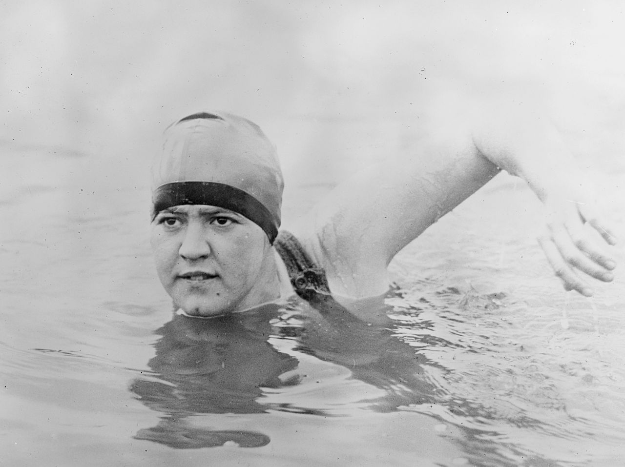 Gertrude Ederle, the first woman who swam the English Channel
