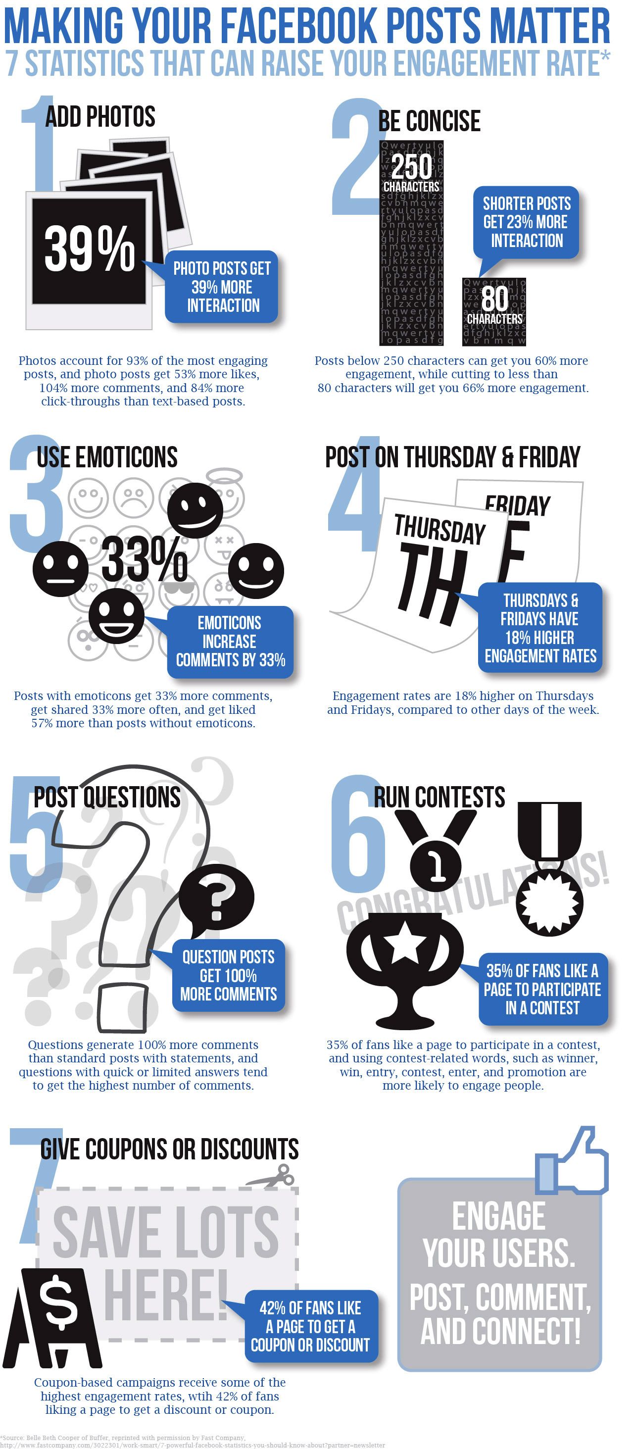 Increasing Facebook Engagement
