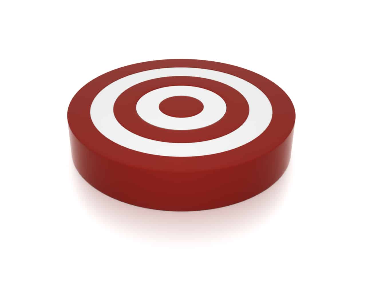 graphic of a red and white target