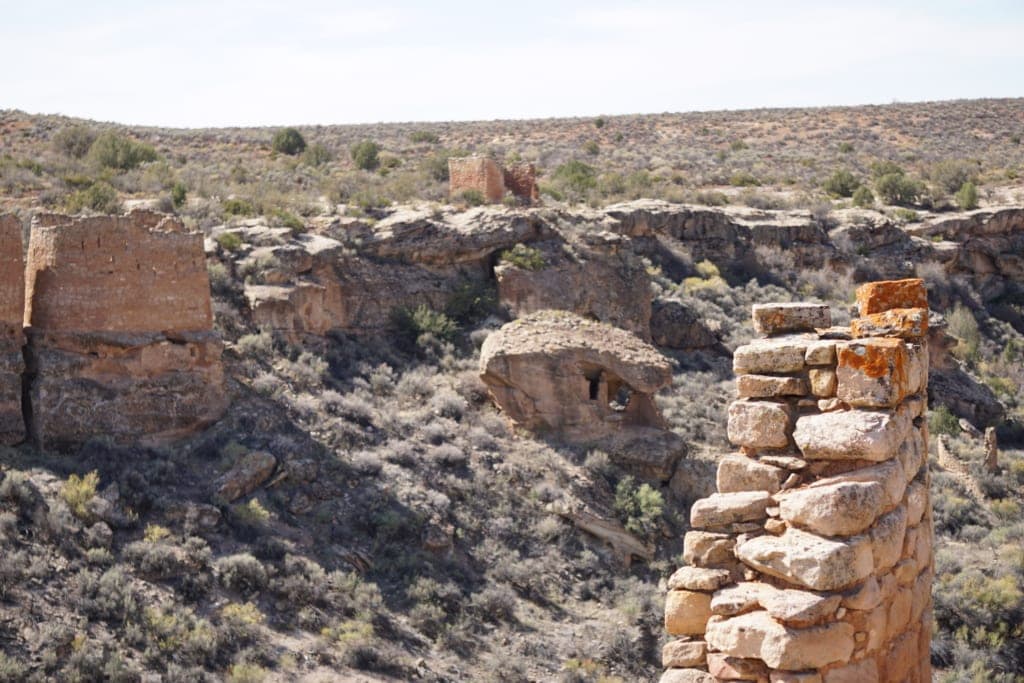 Canyons Of The Ancients Pueblo Cultural Sites 1 view ng tower point sa kabila ng canyon