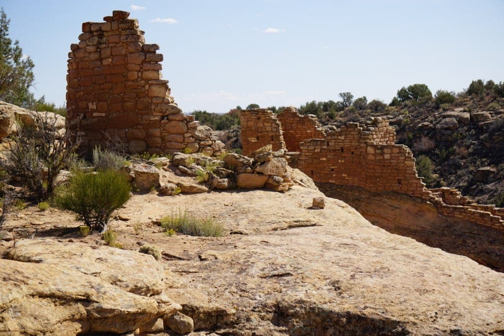 Canyons Of The Ancients Pueblo Cultural Sites 9 Uri ng Unit na Bahay Hovenweep National Park sa Canyons of the Ancients.