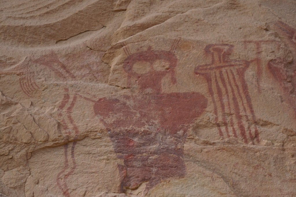 Petroglyphs ng Utah Sego Canyon 6 Barrier Canyon style petroglyphs ng Utah Sego Canyon