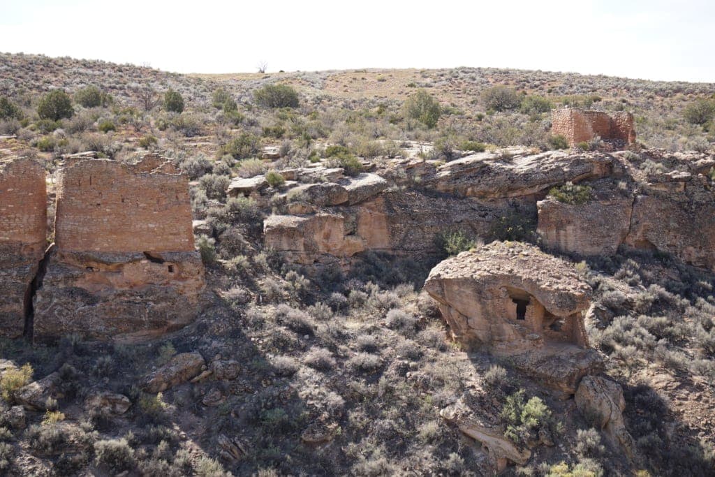 Canyons Of The Ancients Pueblo Cultural Sites 26 Eroded Boulder House of Hovenweep National Monument of Canyons of the Ancients.