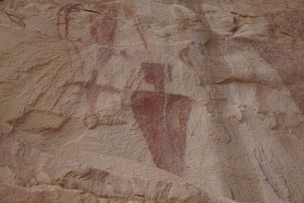 Petroglyphs ng Utah Sego Canyon 5 Barrier Canyon style petroglyphs ng Utah Sego Canyon