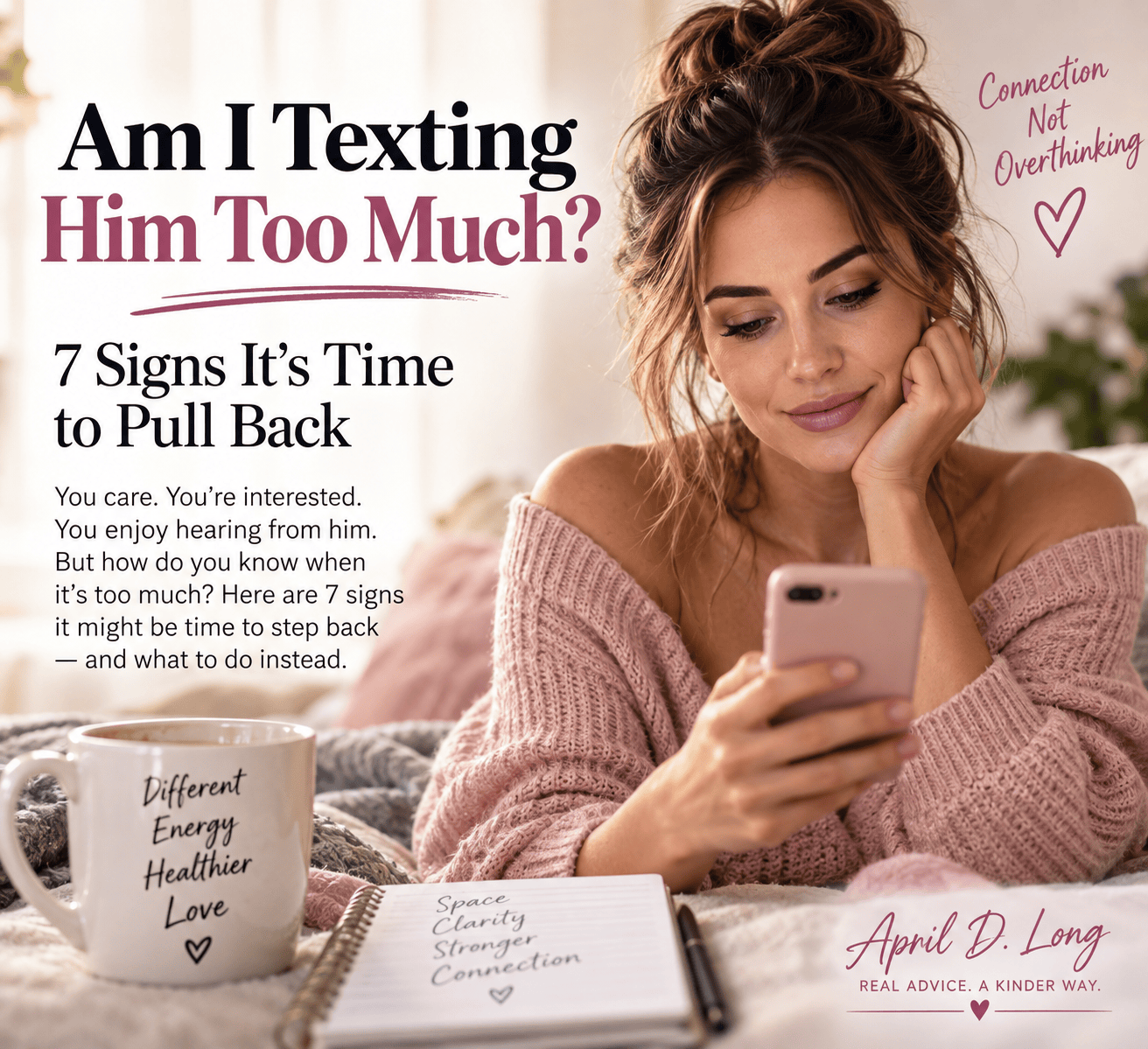 Am I Texting Him Too Much? 7 Signs It’s Time to Pull Back